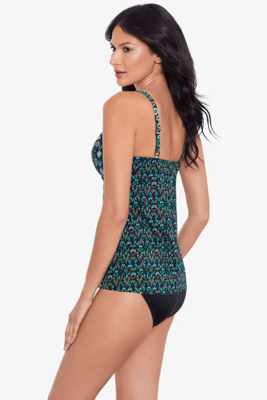 Miraclesuit Swim Dress | One Piece^Bijoux Myrra Tankini Top Black/Multi