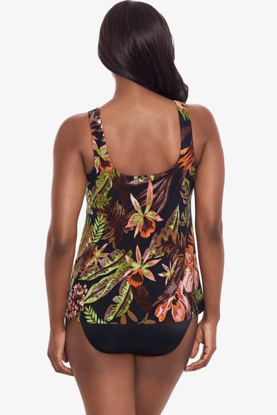 Miraclesuit Swim Dress | One Piece^Botanico Ursula Tankini Top Black/Multi