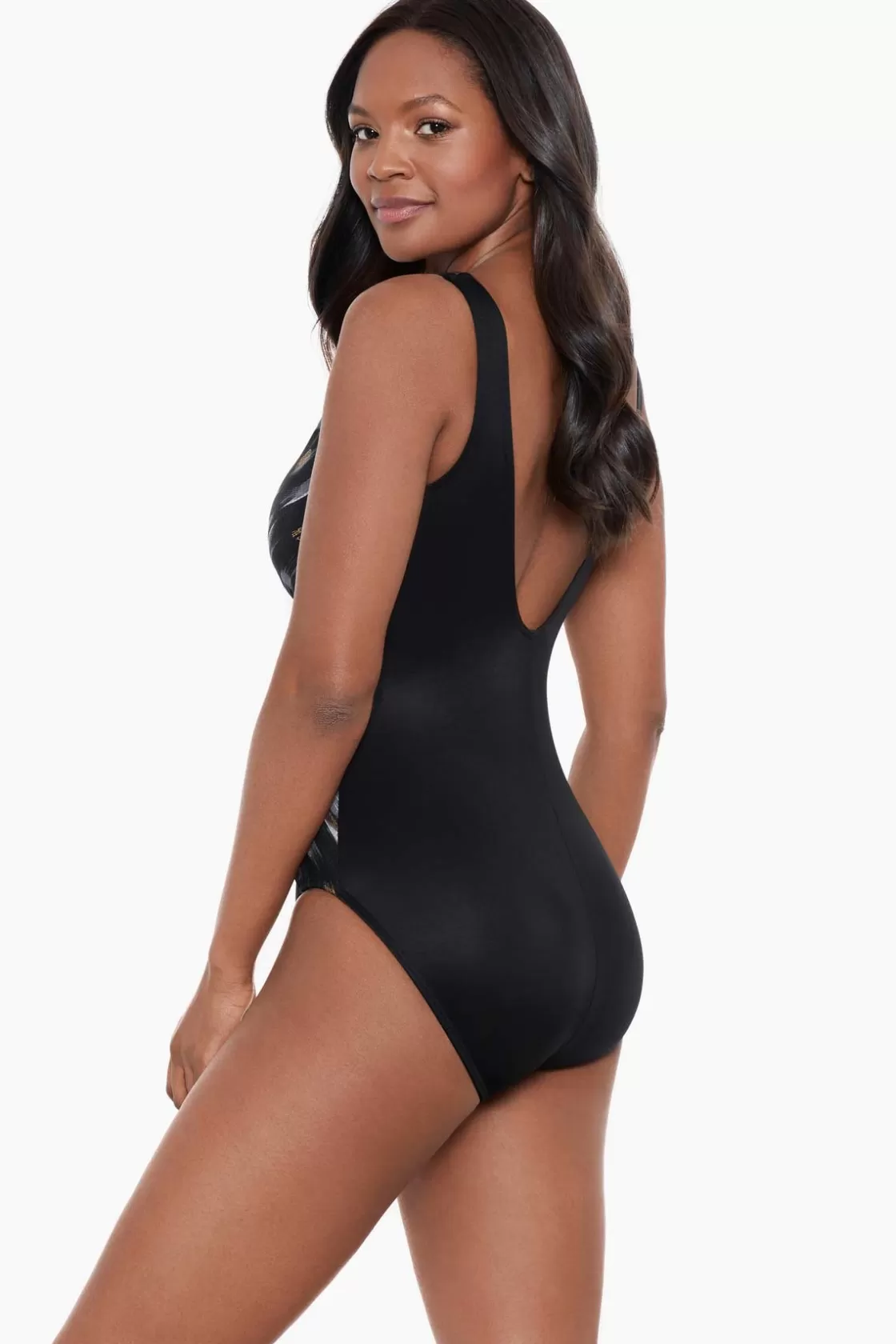 Miraclesuit One Piece^Bronze Reign Charmer One Piece Swimsuit Black/Multi