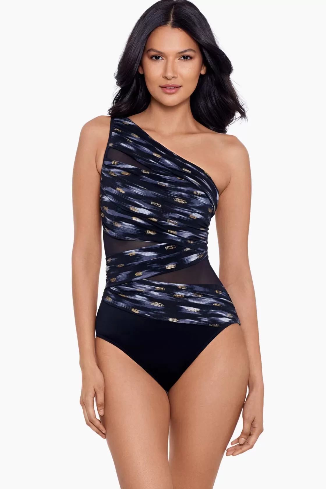 Miraclesuit Dd+ Cup | One Piece^Bronze Reign Jena One Piece Swimsuit Black/Multi