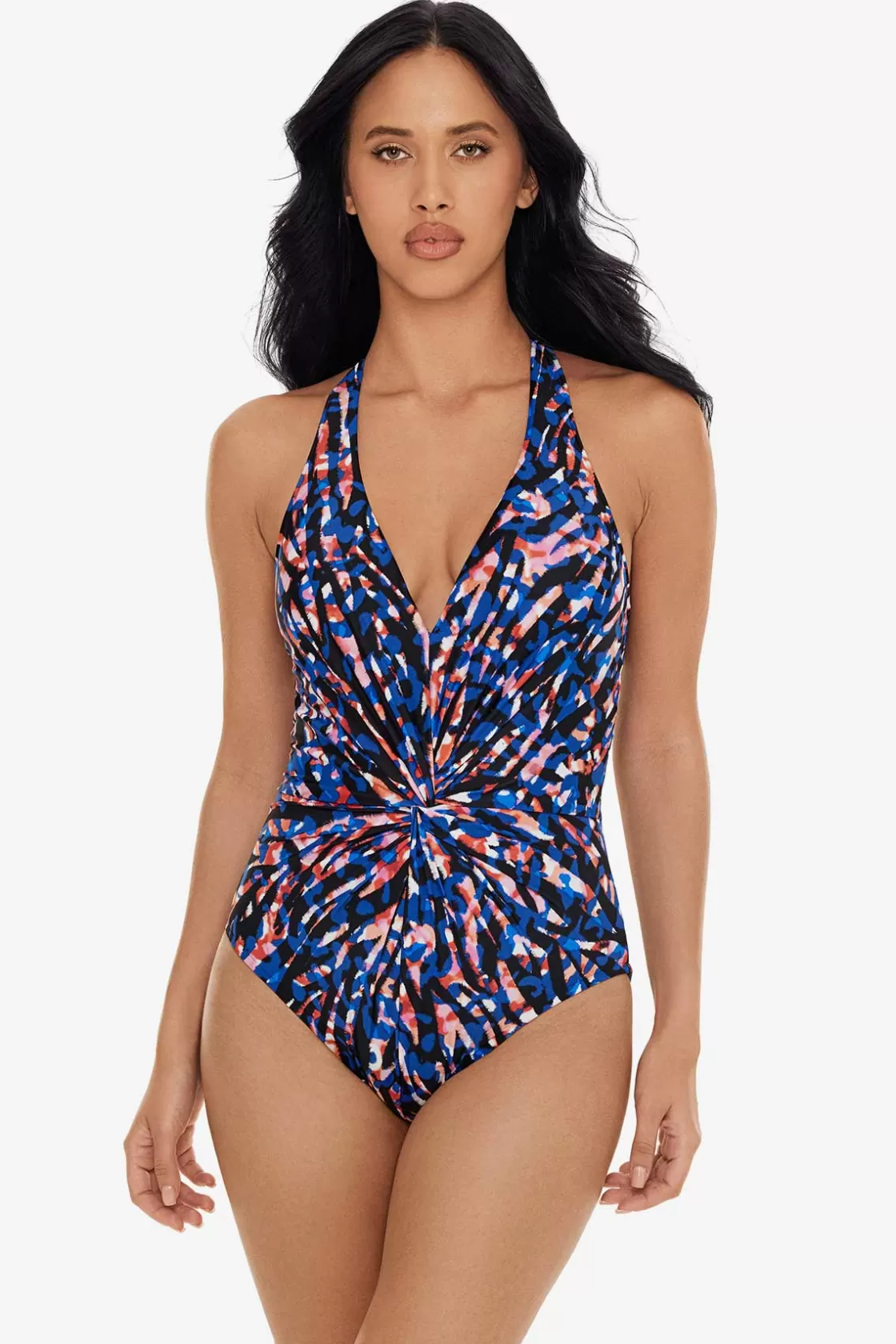 Miraclesuit One Piece^Burano Drew One Piece Swimsuit Black/Multi