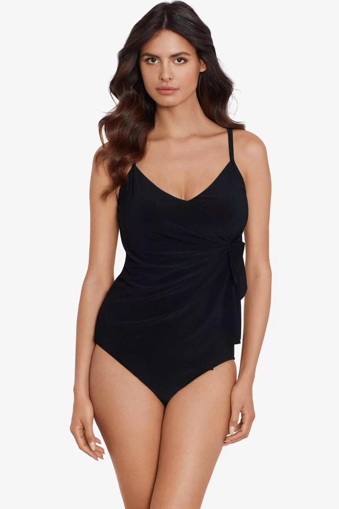 Miraclesuit Swim Bottoms^Carma Tankini Top Black