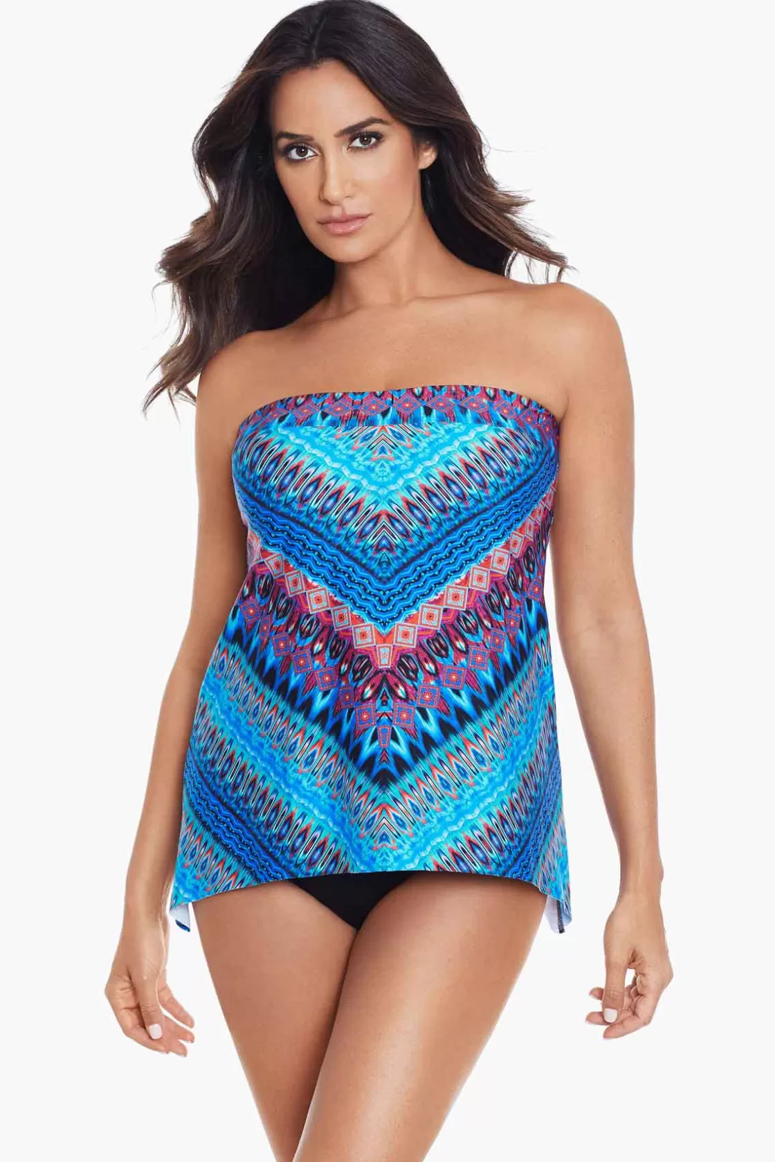 Miraclesuit Tankini Tops^Casablanca Bandini Tankini Top Blue