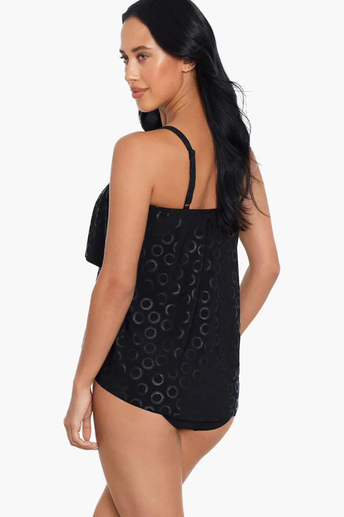 Miraclesuit Tankini Tops^Cosmos Grace Tankini Top Black/Multi