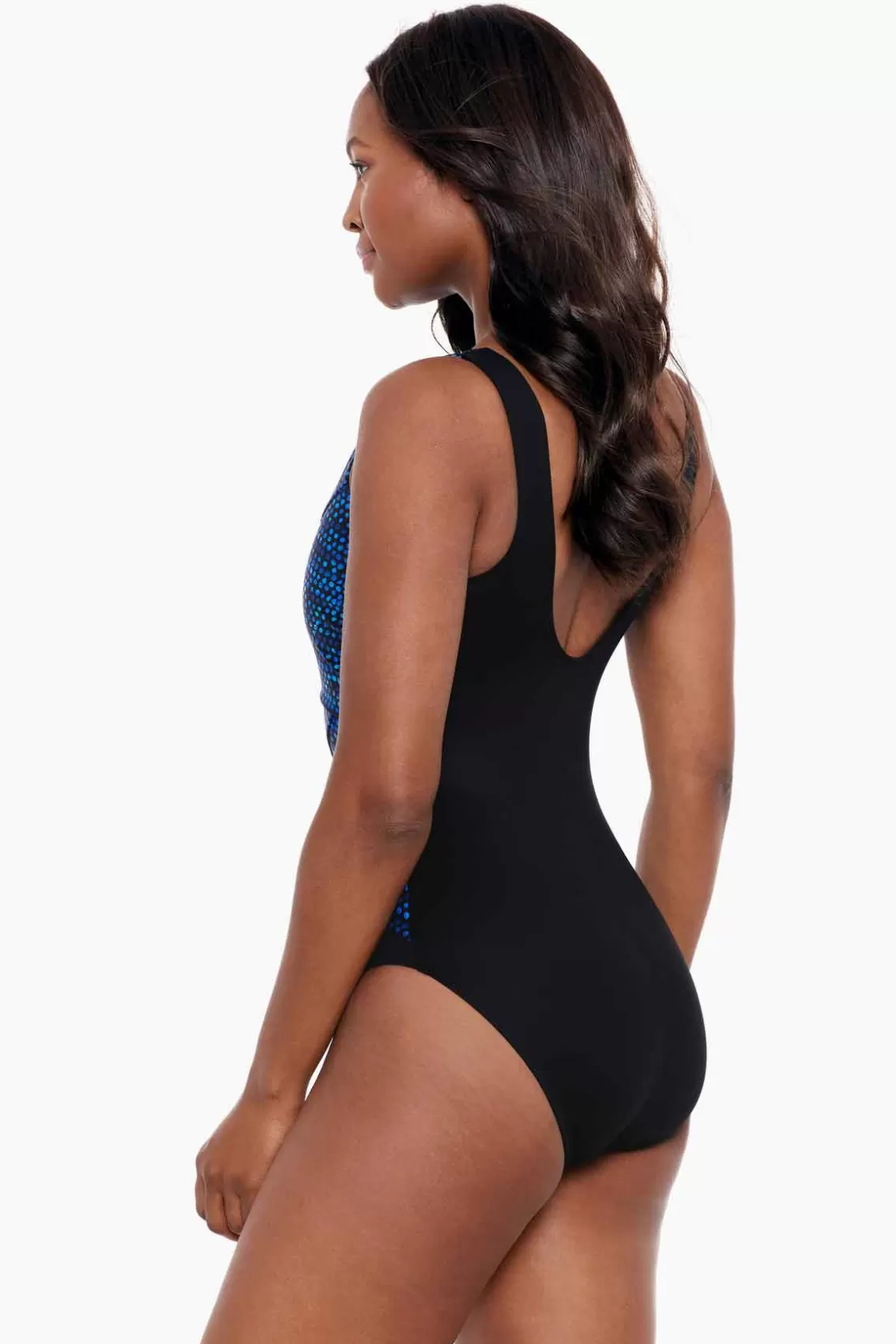 Miraclesuit One Piece^Dot Com Brio One Piece Swimsuit Blue/Multi