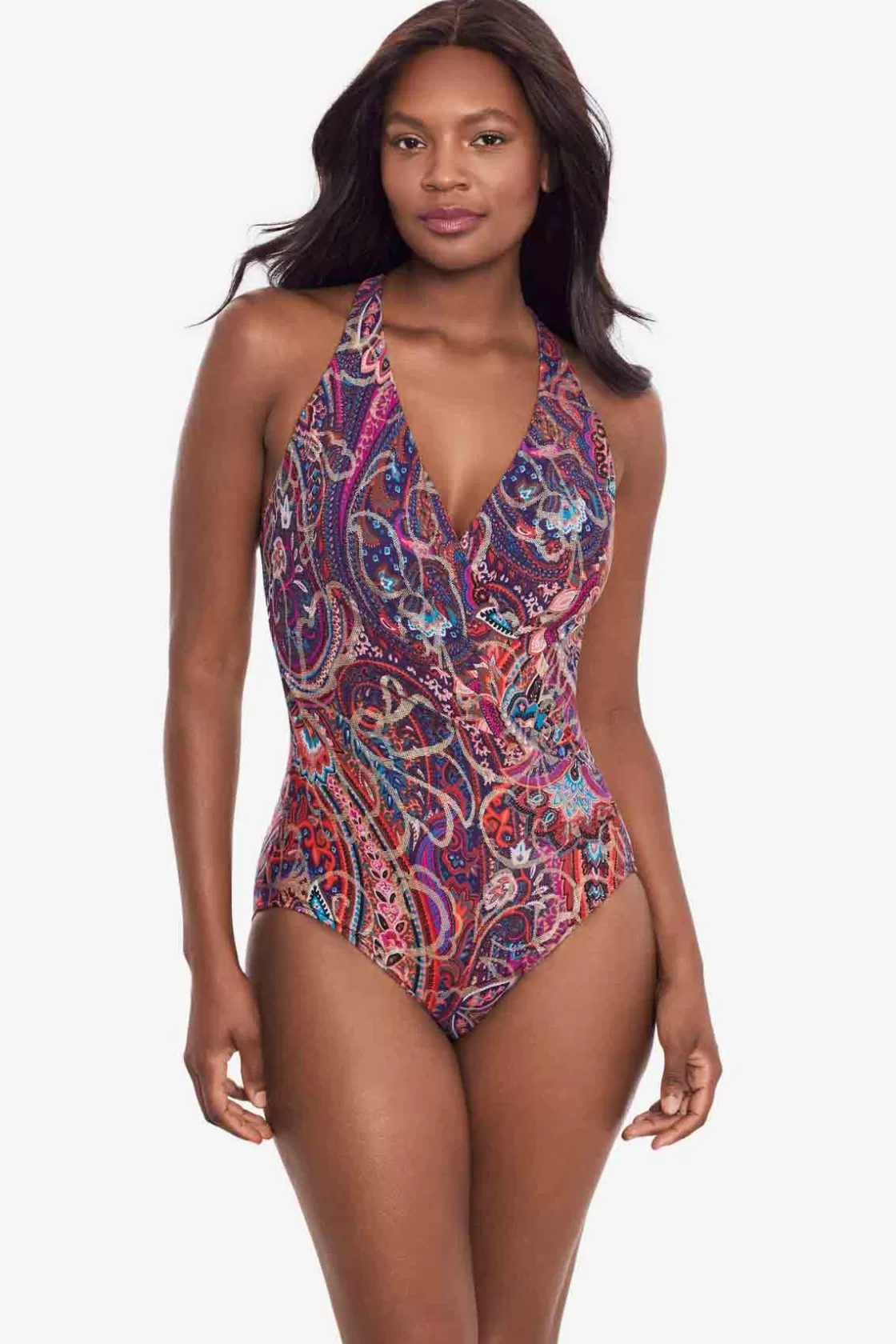 Miraclesuit One Piece^Dynasty Wrapsody One Piece Swimsuit Multi