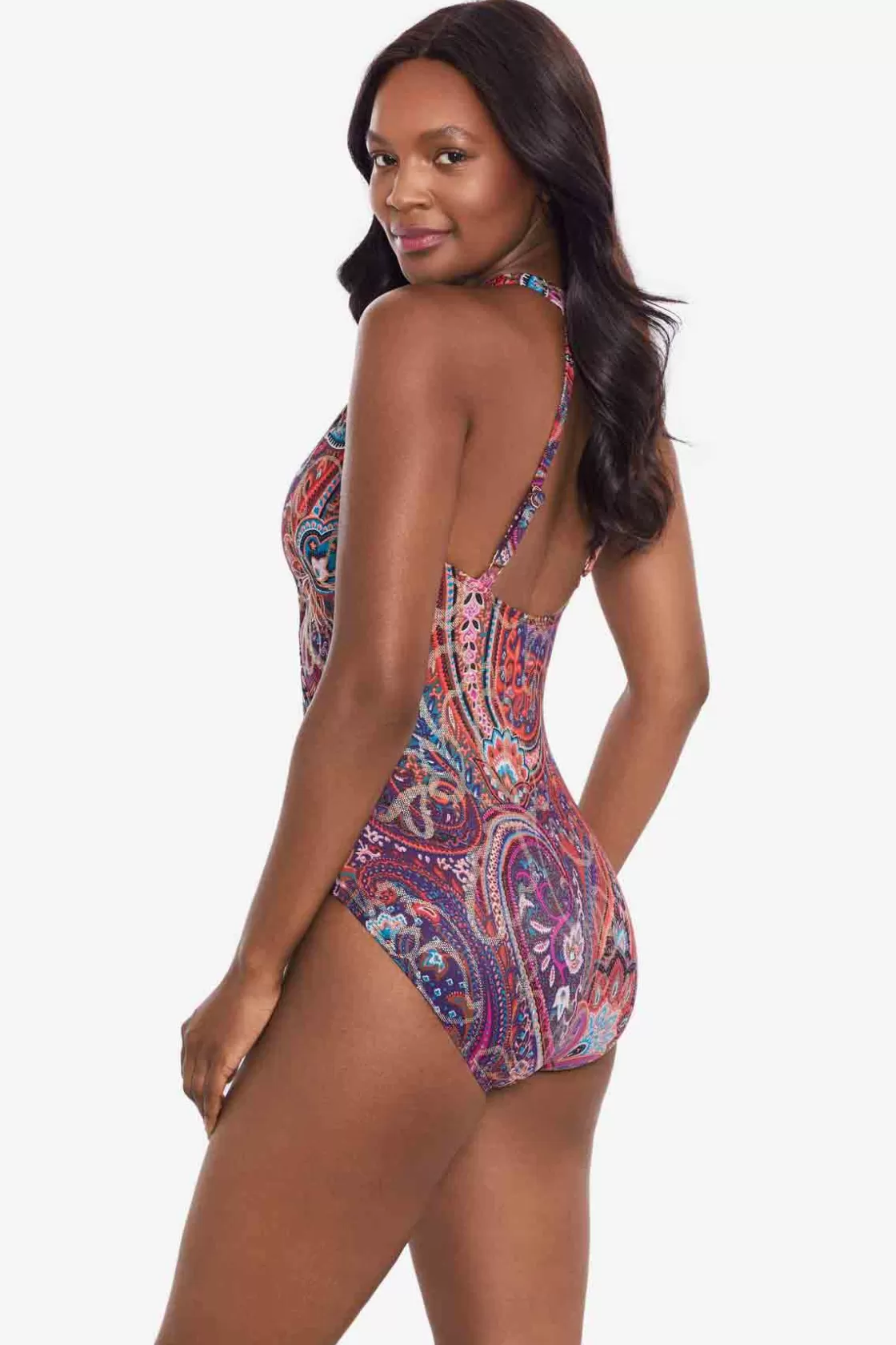 Miraclesuit One Piece^Dynasty Wrapsody One Piece Swimsuit Multi