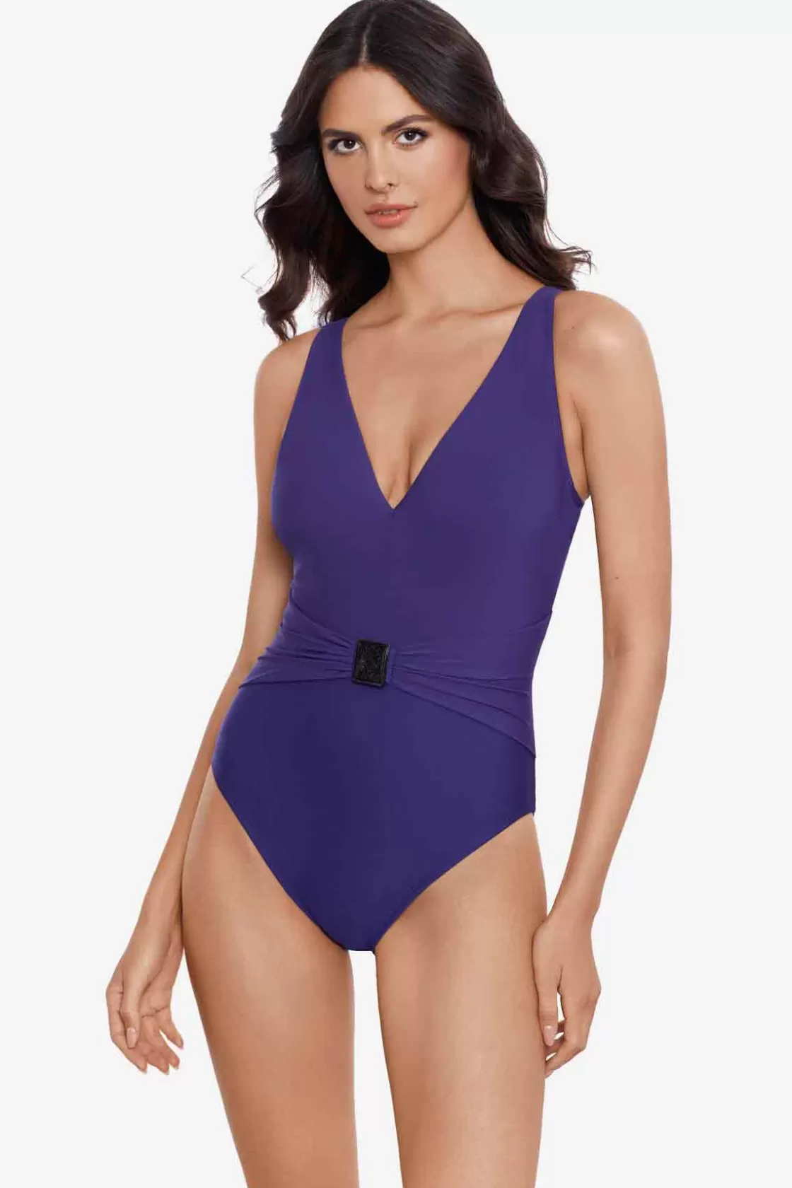 Miraclesuit Bra-Sized Swim | Dd+ Cup^Glimmer Twins Faith One Piece Swimsuit Black