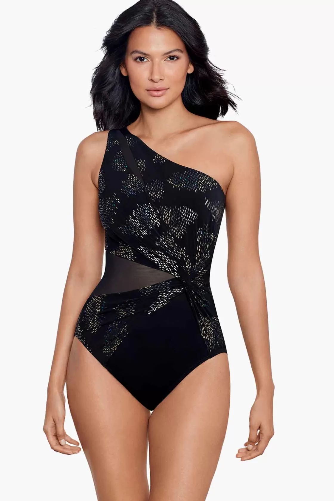 Miraclesuit One Piece^Iridium Minx One Piece Swimsuit Black/Multi