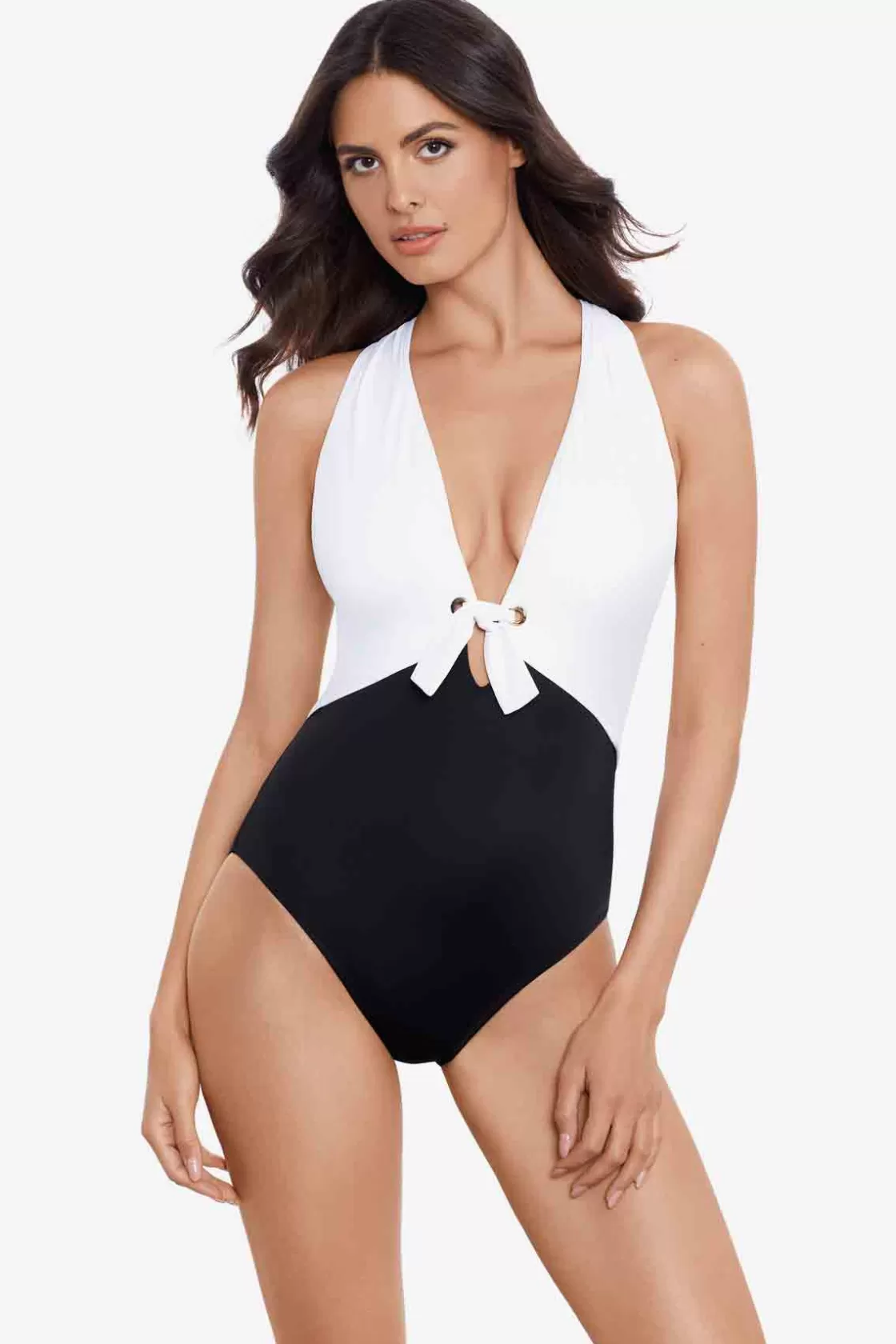 Miraclesuit Cover Ups^Juxtapose Halle One Piece Swimsuit White