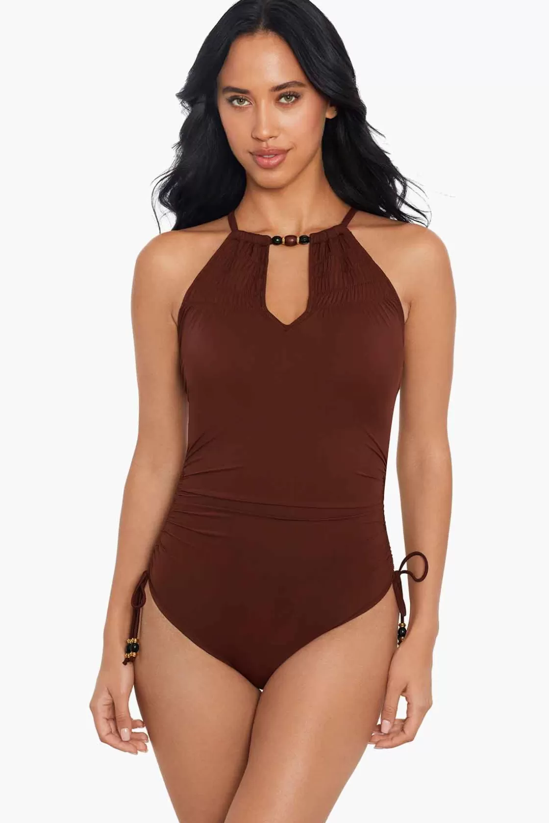 Miraclesuit One Piece^Marley Sachi One Piece Swimsuit Chestnut