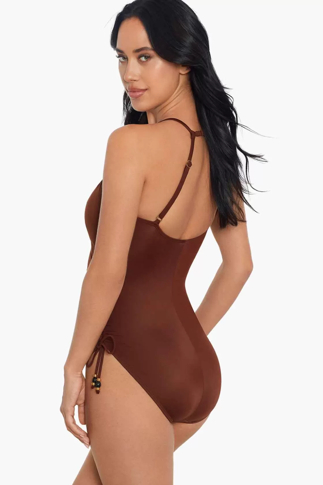 Miraclesuit One Piece^Marley Sachi One Piece Swimsuit Chestnut