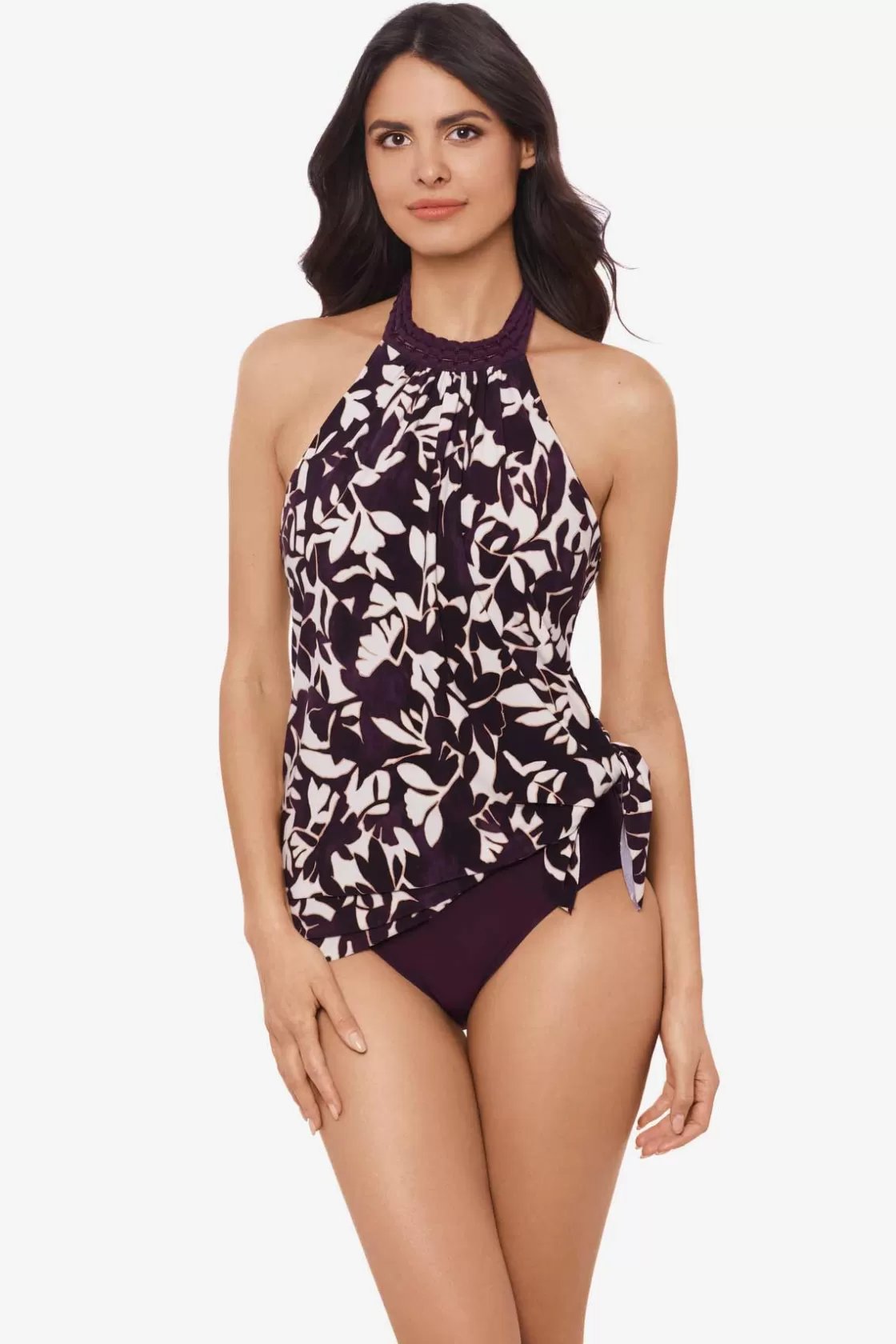 Miraclesuit Tankini Tops^Martinique Molly One Piece Swim Dress Multi