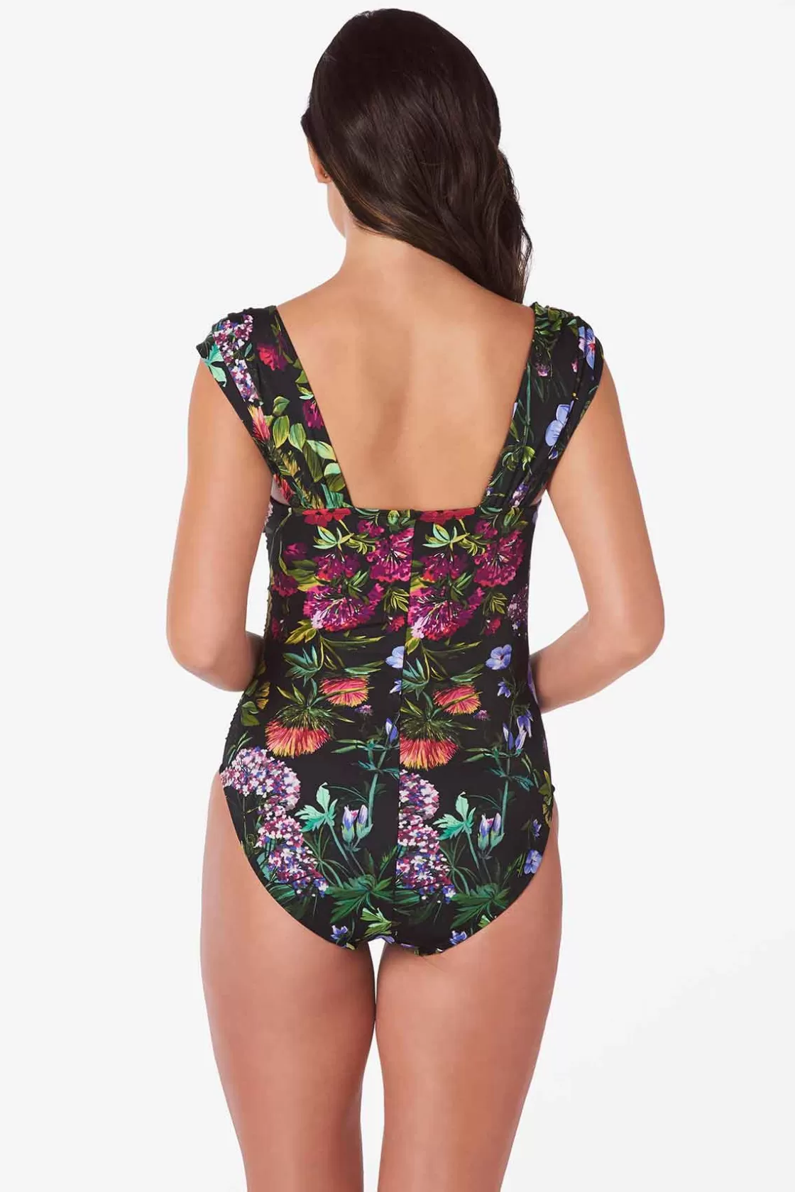 Miraclesuit One Piece^Modern Romance Natalie One Piece Swimsuit Black/Multi