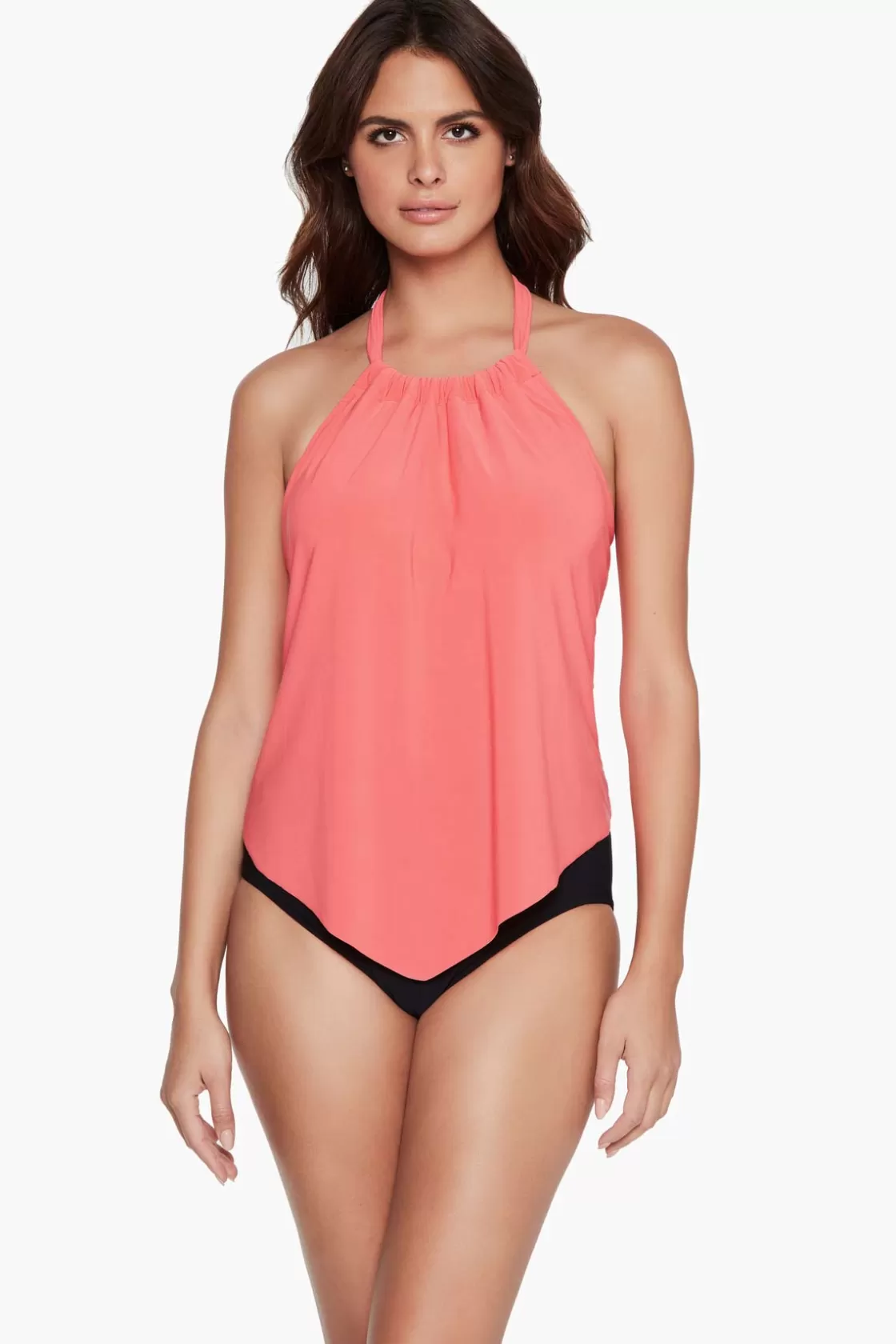 Miraclesuit One Piece | Dd+ Cup^Nicole Tankini Top Sunset