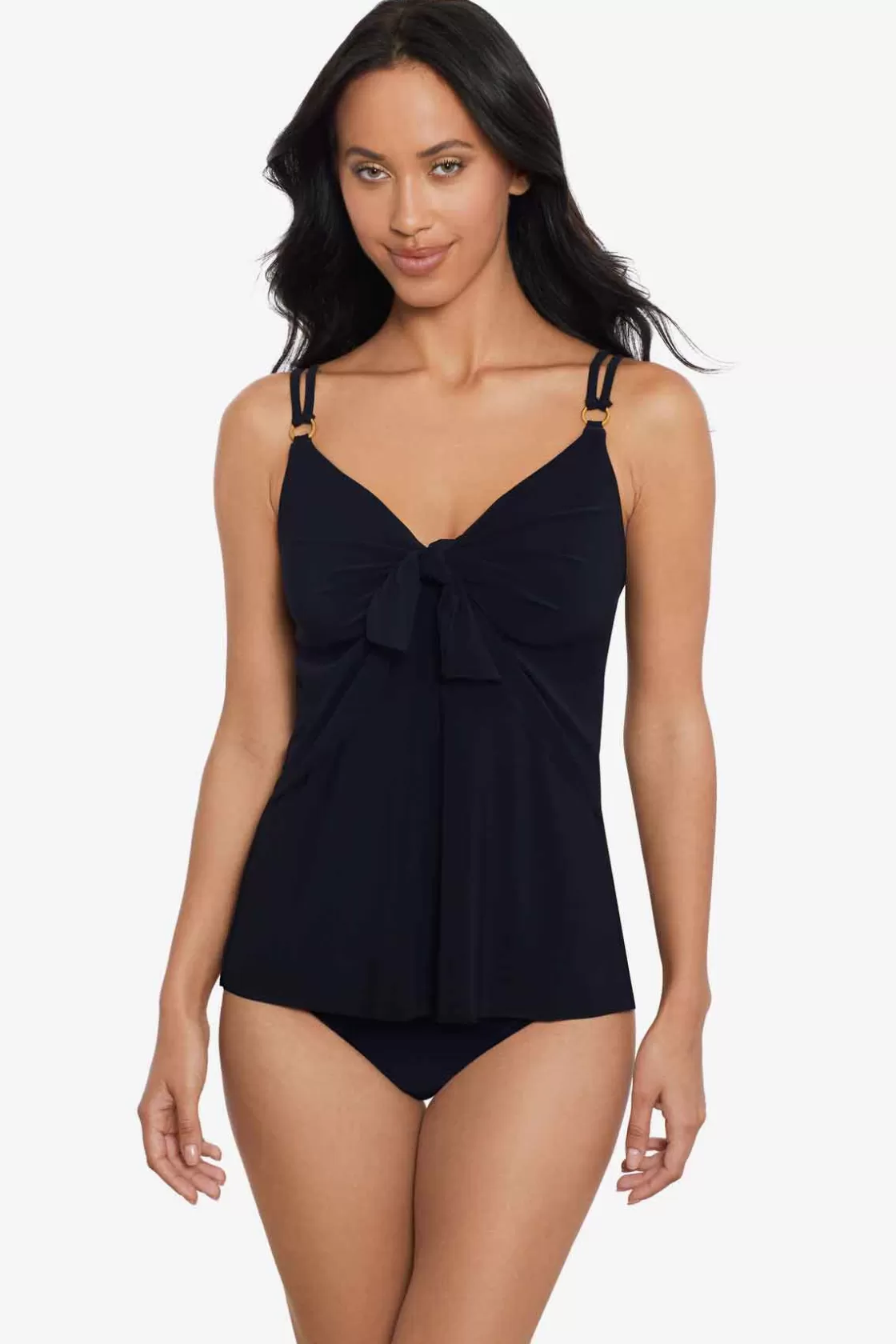 Miraclesuit Swim Dress | One Piece^Obi One Akikio Tankini Top Black