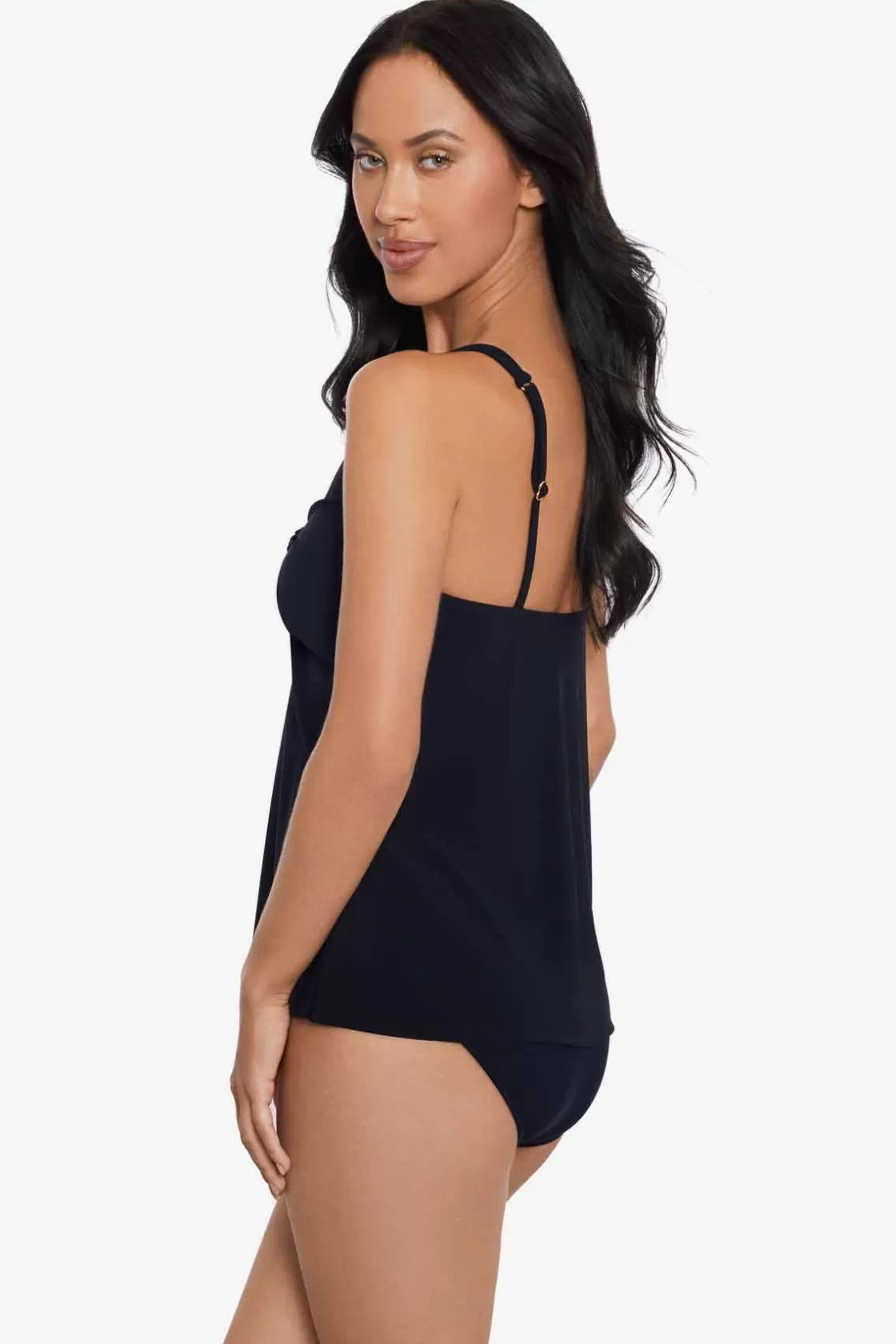 Miraclesuit Swim Dress | One Piece^Obi One Akikio Tankini Top Black