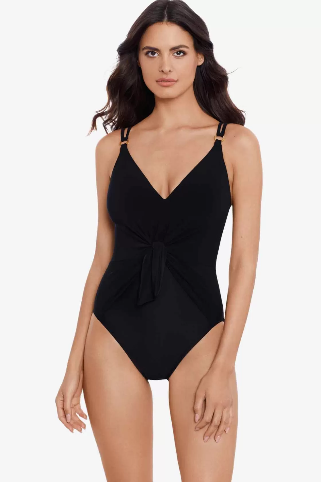 Miraclesuit One Piece^Obi One Saki One Piece Swimsuit Black