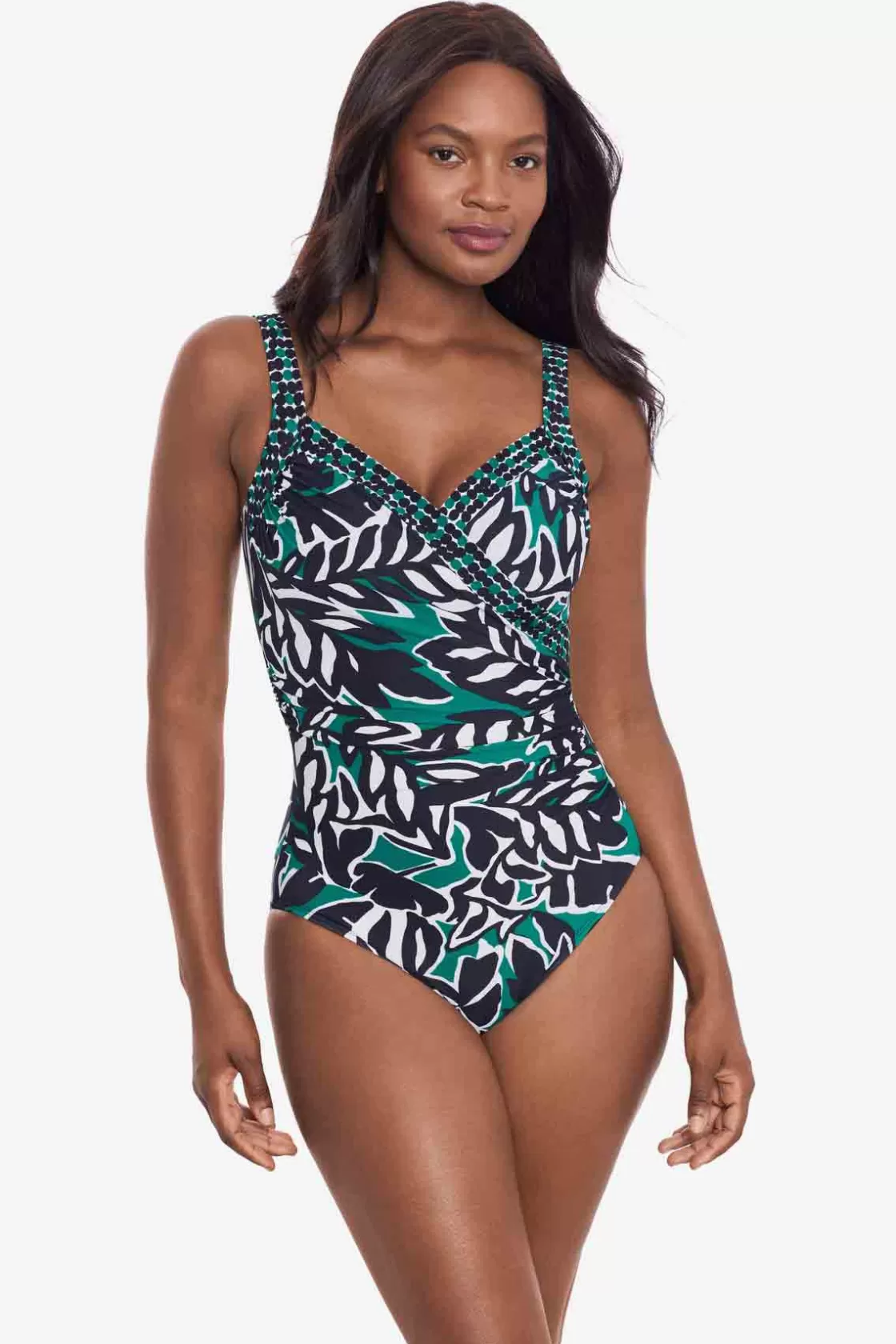 Miraclesuit One Piece^Palma Verde Sanibel One Piece Swimsuit Black/Multi