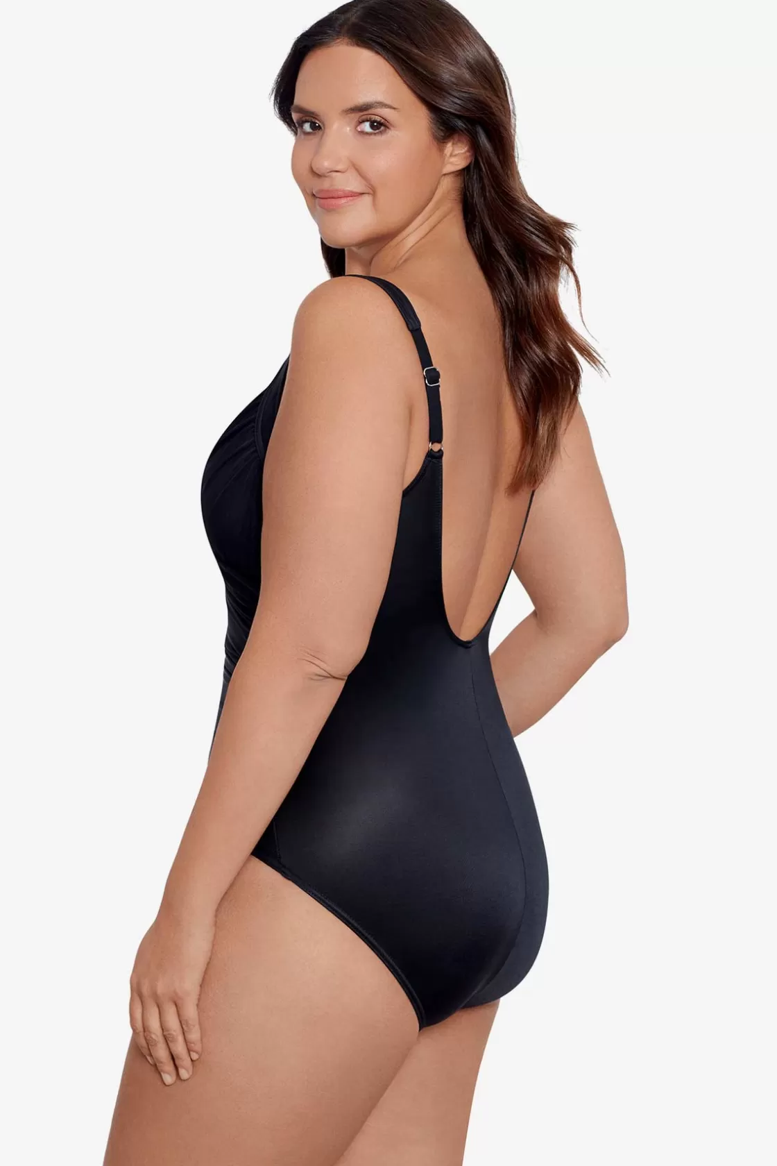 Miraclesuit One Piece^Plus Size Sanibel One Piece Swimsuit Black