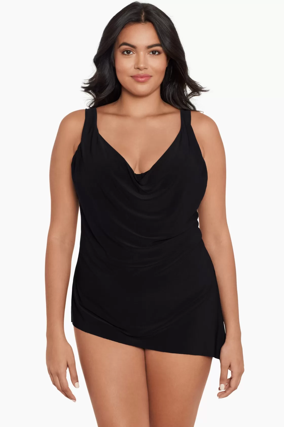 Miraclesuit One Piece | Dd+ Cup^Plus Size Winnie Tankini Top Black