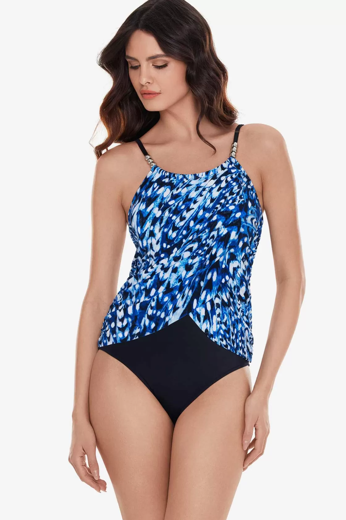 Miraclesuit One Piece^Quill Lisa One Piece Swimsuit Blue/Multi