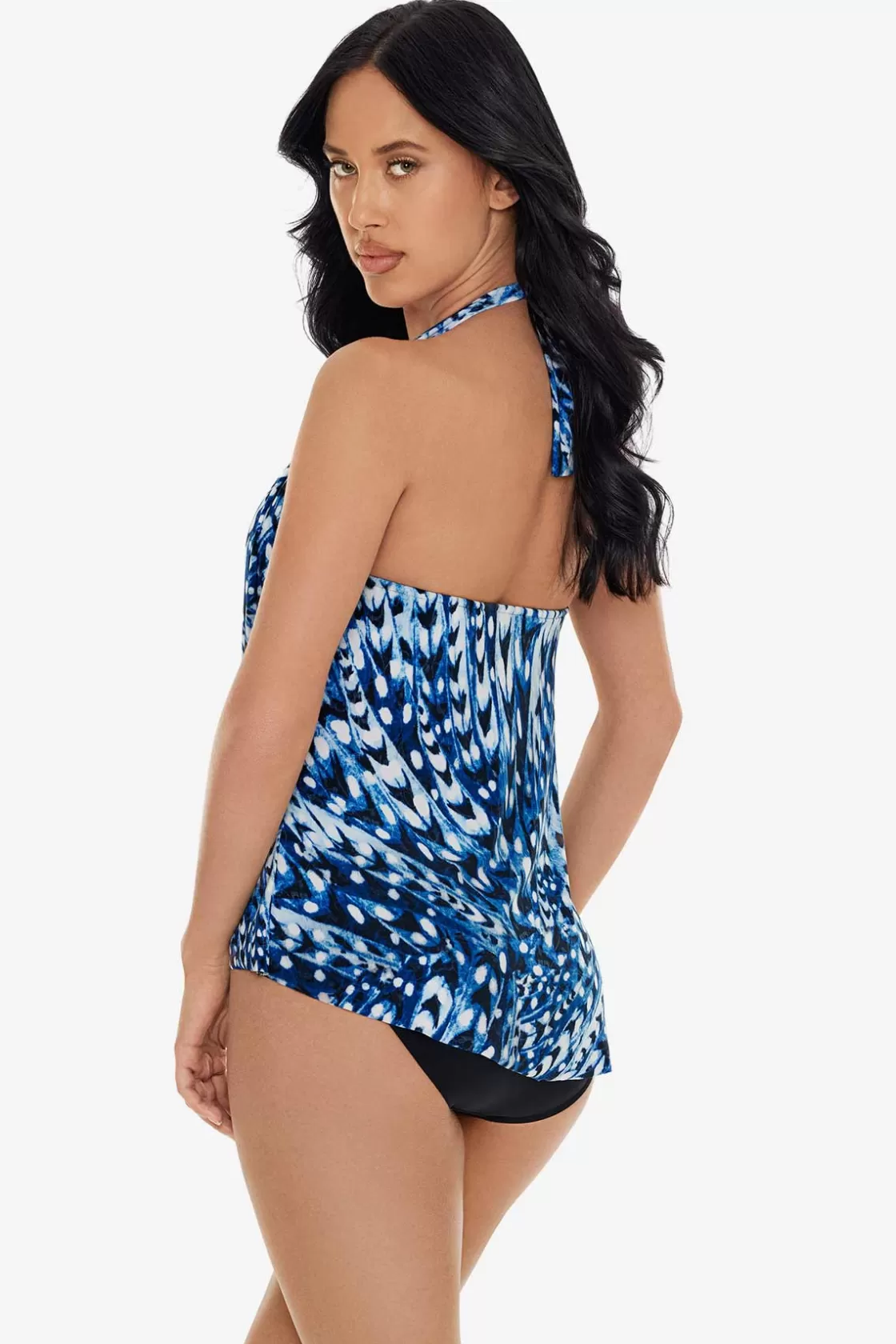 Miraclesuit Tankini Tops^Quill Sophie Tankini Top Blue/Multi