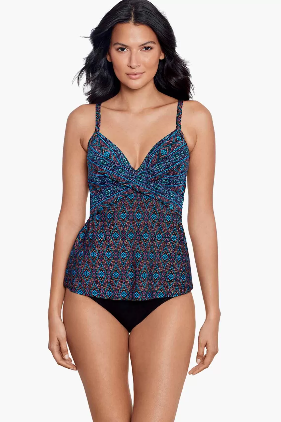 Miraclesuit One Piece | Plus^Romani Allura Tankini Top Multi