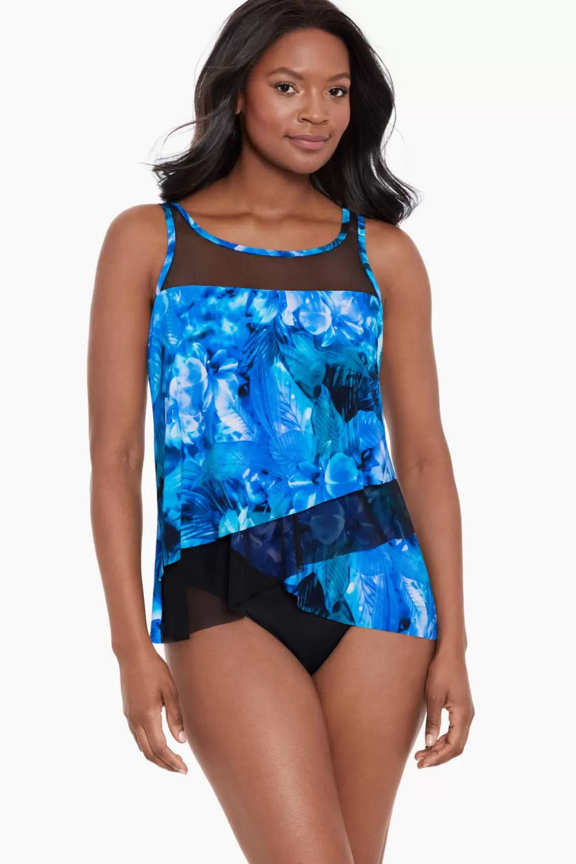 Miraclesuit Tankini Tops^Sous Marine Mirage Tankini Top Blue/Multi