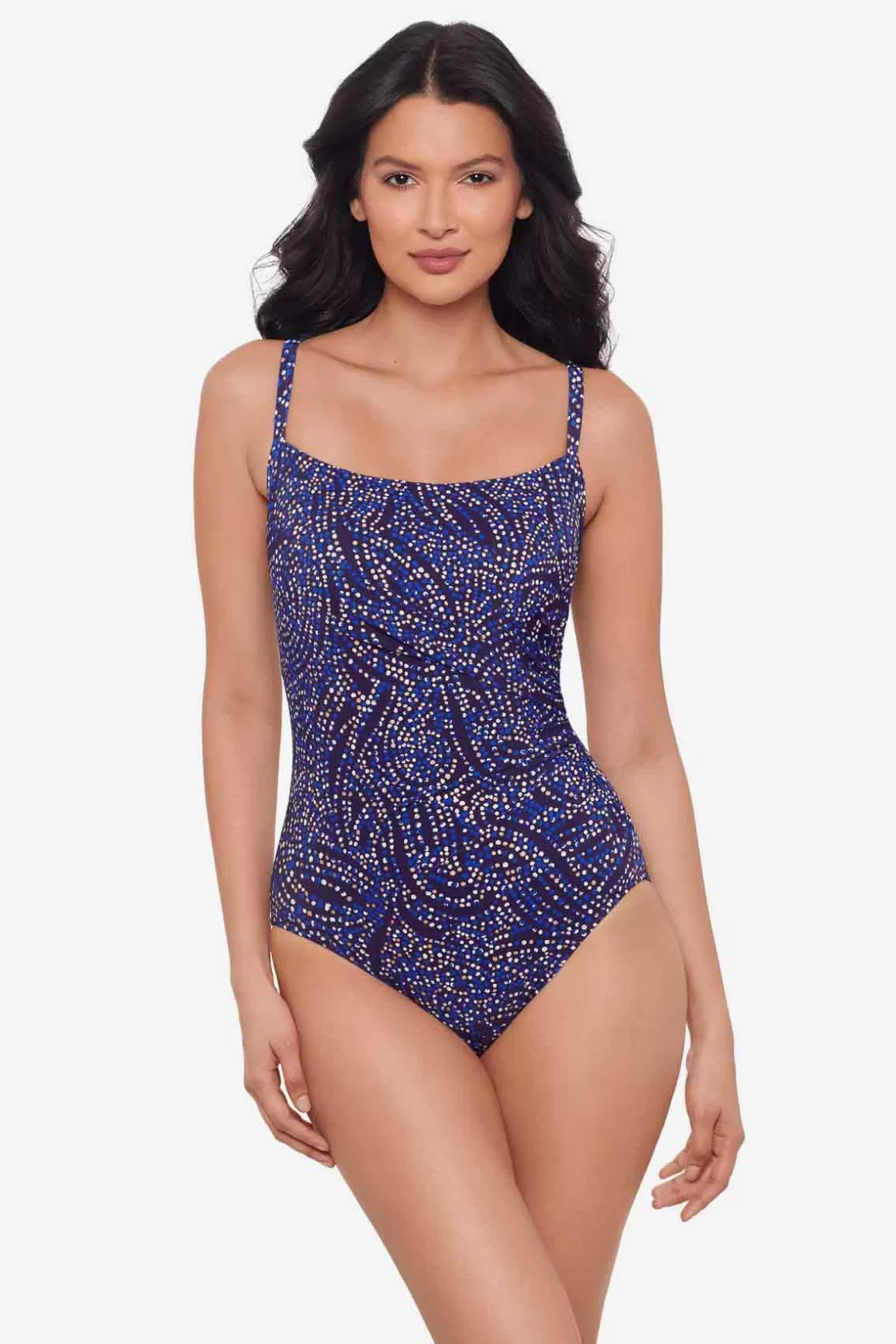 Miraclesuit Cover Ups^Spotlight Starr One Piece Swimsuit Plum/Multi