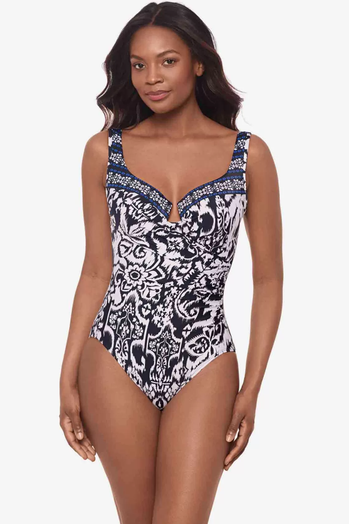 Miraclesuit One Piece^Talavera Escape One Piece Swimsuit Midnight/White