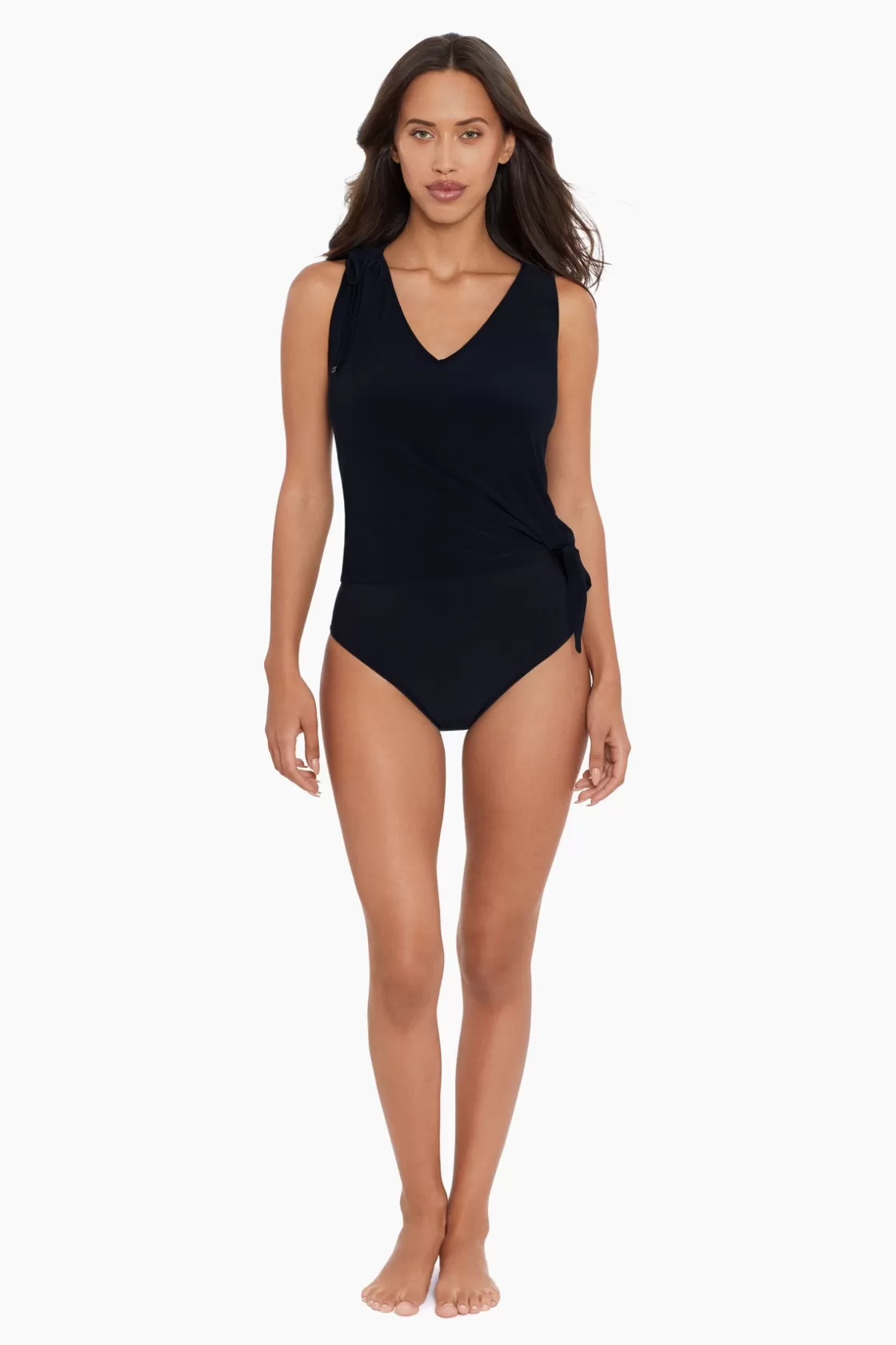 Miraclesuit Tankini Tops | Dd+ Cup^Tank Top Swim Cover Up Black