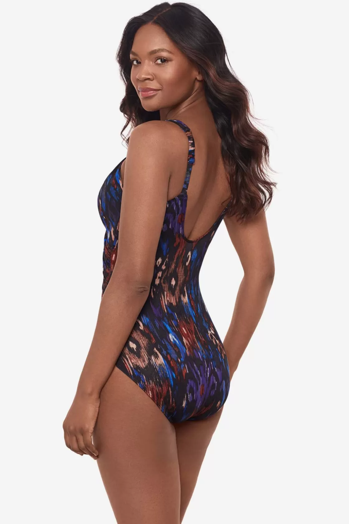 Miraclesuit One Piece^Tapiz Siren One Piece Swimsuit DD-Cup Black/Multi