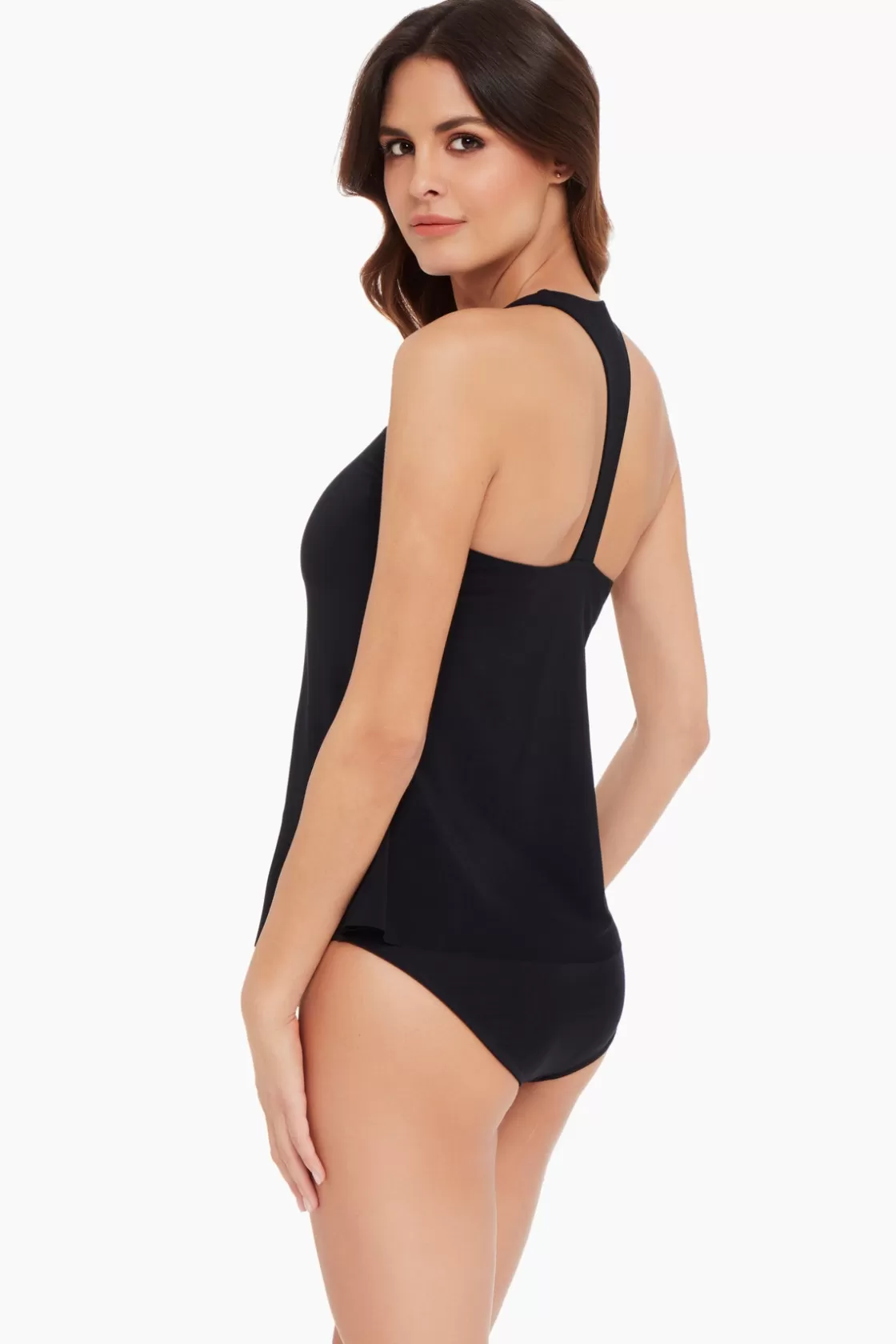 Miraclesuit One Piece | Dd+ Cup^Taylor Tankini Top DD-Cup Black