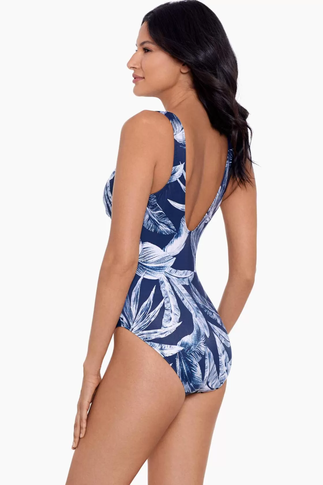 Miraclesuit One Piece^Tropica Toile Escape One Piece Swimsuit Midnight