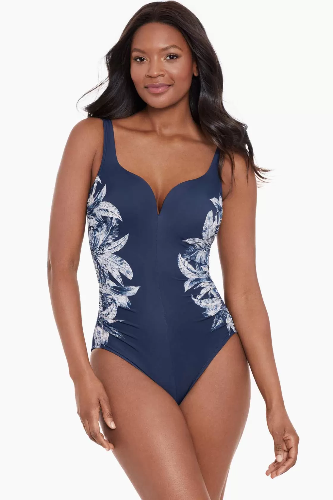 Miraclesuit One Piece^Tropica Toile Temptress One Piece Swimsuit Midnight