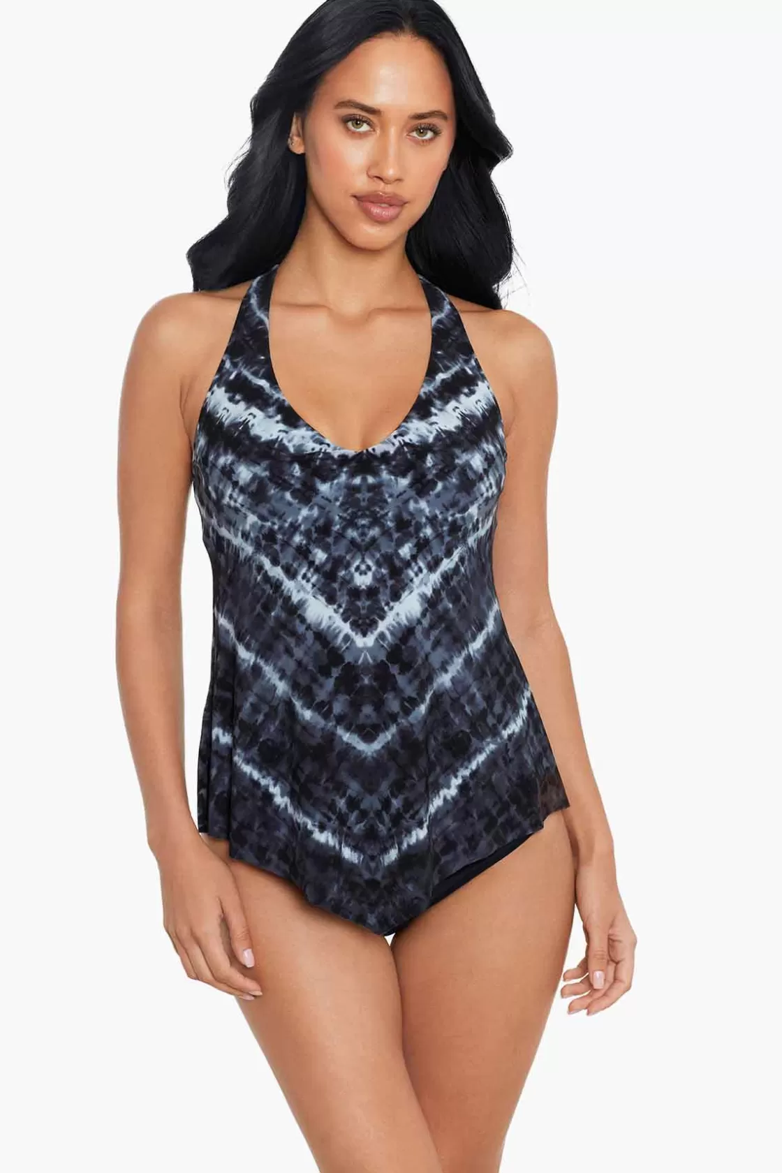 Miraclesuit One Piece | Plus^Vera Cruz Taylor Tankini Top Black/Multi