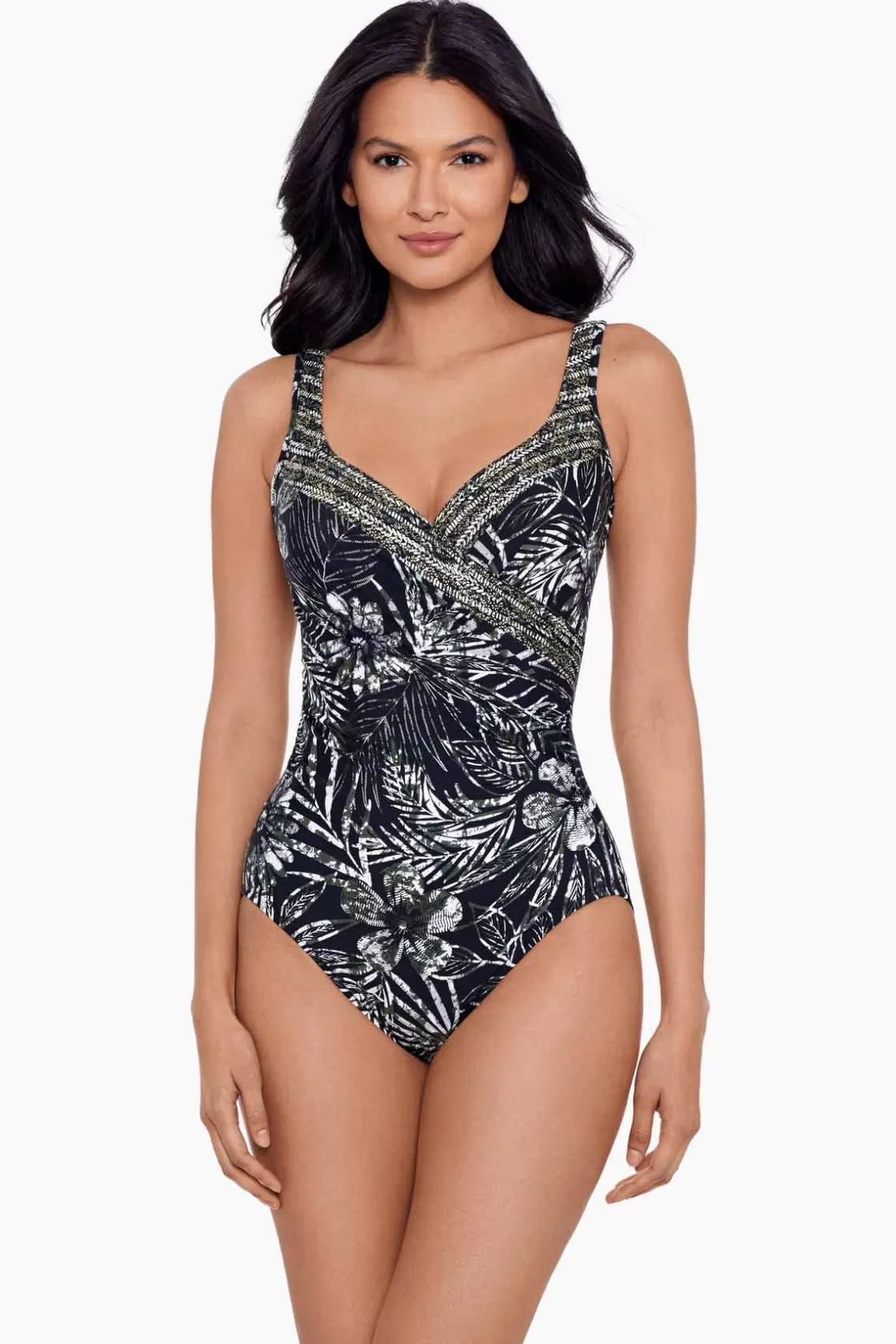 Miraclesuit One Piece^Zahara It's A Wrap One Piece Swimsuit Black/Multi